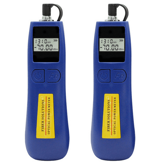 2X 6 Wavelengths Mini Optical Power Meter Tester -50 to 26 Optical Fiber Tester Optical Work Rate Meter Handheld FTTH