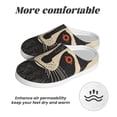 thumbnail image 6 of Lsque Retro Raccoon Graphic Print Pattern Womens Comfort Cotton on Scuff With Memory Foam and Anti-skid Sole Slipper-40/41, 6 of 7