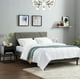 thumbnail image 5 of Box base cama Individual con Cabecera Nooz Nooz  Geometric Tapizada Gris, 5 of 6