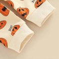 thumbnail image 5 of TOWED22 Toddler Baby Boy Fall Clothes Embroidery Shirt Top Elastic Waist Plaid Pants Set Trendy 2 Piece Outfit,Orange,18-24 M, 5 of 7