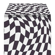 Talking Tables |TRDN Black & White Alice in Wonderland Paper Cover | Disposable Tablecloth Recyclable, Supplies for Mad Hatter Tea Party, Onederland Birthday, Mother's Day, Baby Shower 71' x 47'