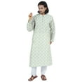 thumbnail image 5 of Atasi Traditional Long Sleeve Kurta For Men Mandarin Collar Neck Wear Party Wear, 5 of 7