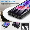 thumbnail image 4 of KOMI Case for Google Pixel 6A, 360 Degree Full Body Rugged with Built-in Screen Protector Heavy Duty Protection Slim Fit Shockproof Cover for Google Pixel 6A Phone Case 6.1" (Black), 4 of 5