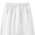 thumbnail image 5 of Byoo Solid Pleated Casual Shorts for Kids Athletic Shorts School Bottoms,White, 5 of 5