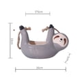 thumbnail image 7 of SPRING PARK Cute Sloth Shaped Planter Ceramic Hanging Flower Pot Succulent Plant Garden, 7 of 7