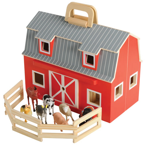 3700 Melissa /& Doug Fold and Go 2 Stories Barn for sale online