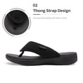 thumbnail image 3 of Sandalia DREAM PAIRS BREEZE-2 Negra Talle 9.5 para Mujer, 3 of 6