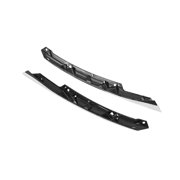 POWECHOX Front Bumper Grill Black W/Chrome Trim Compatible with Honda Civic Sedan 4D 2016 2017 2018 Models, No Emblem