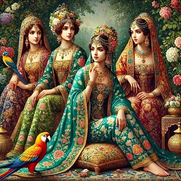 5D Diamond Painting Kits for Adults Indian Beauty DIY Diamond Art for Adults Beginners Picture Art Crystal Painting for Home Wall Decor