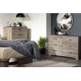 thumbnail image 3 of South Shore Step One 6-Drawer Dresser for Adult, in Weathered Oak, 3 of 10