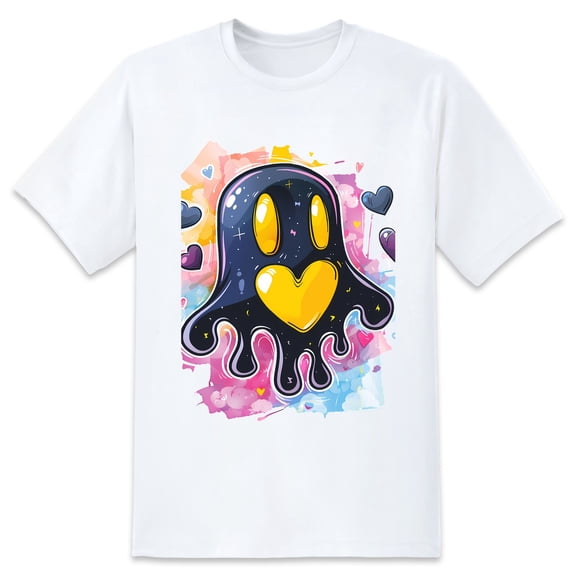 Men's Graphic TeeGhost (5) Letter Print T-Shirts Round Neck Short Sleeves Sizes XS-5XL Summer Daily Casual Tops