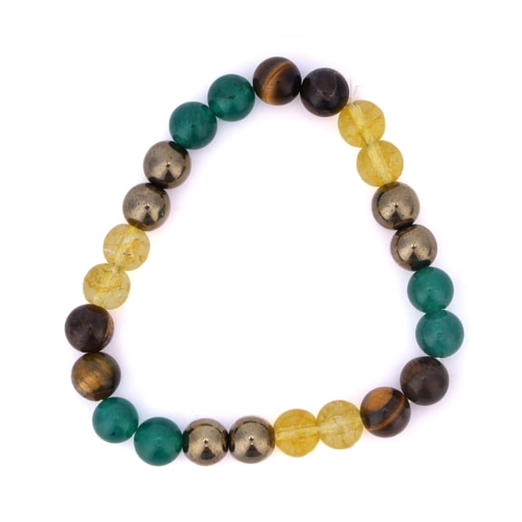 Money Attraction Bracelet – Crystal Healing Jewelry for Wealth, Abundance & Prosperity | Attract Money, Luck & Success | Spiritual Energy Bracelet for Men & Women | Adjustable Free Size
