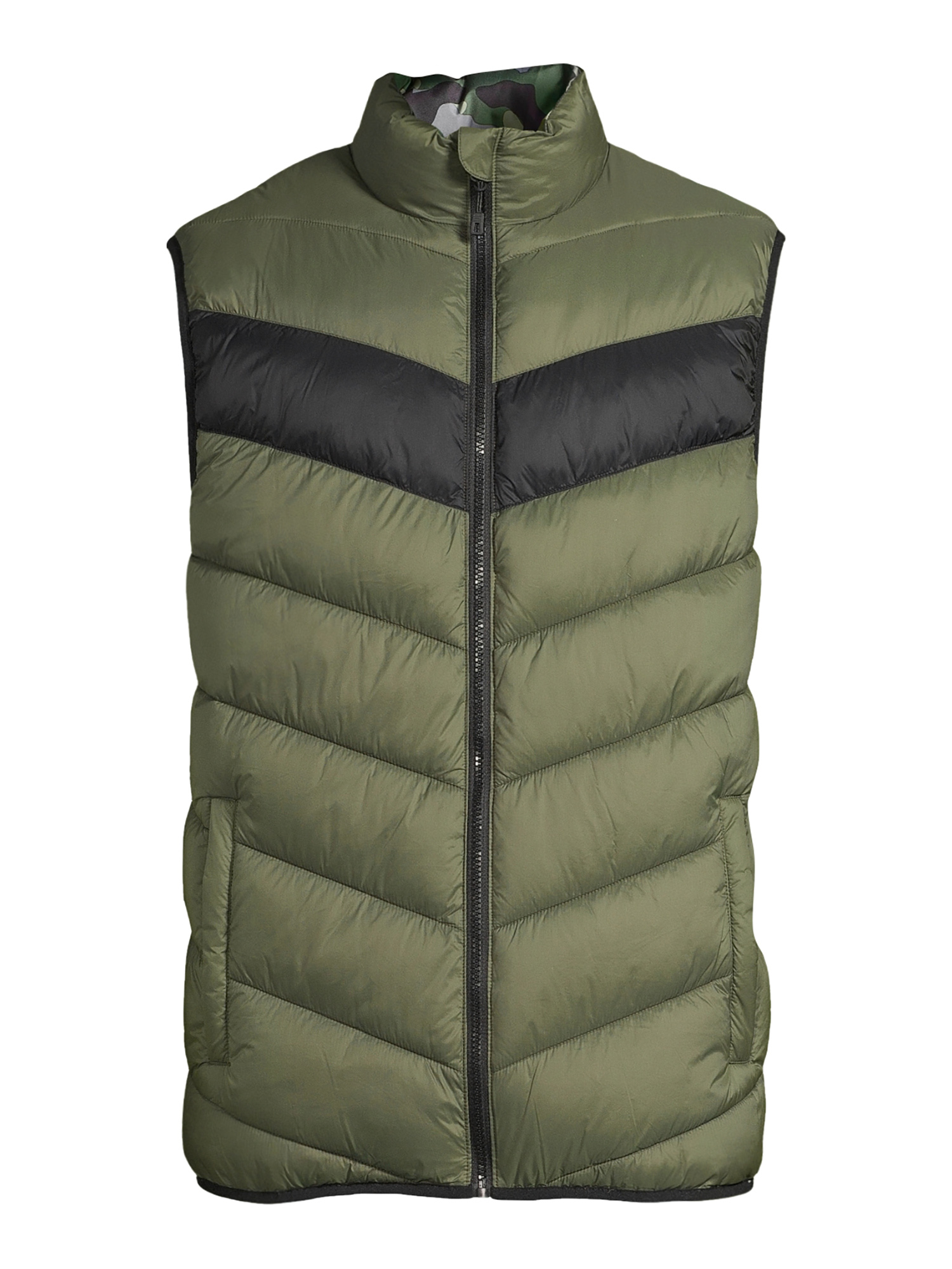 Swiss Tech Men's Reversible Puffer Vest, Up to Size 3XL - image 5 of 5