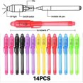 thumbnail image 2 of 14 Invisible Ink Pens with UV Light Invisible Ink Pen - Treasure Hunt Birthday Detective Piñata Reward Students, 2 of 5