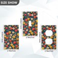 thumbnail image 7 of Yayeee Duplex Wall Plate 1-Gang 4.5"x2.7" Home Receptacle Light Switch Decorative Outlet Cover, Vibrant Flowers, 7 of 7