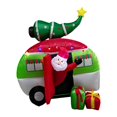 thumbnail image 3 of Papá Noel en Navidad,Decoración navideña inflable para exteriores: Papá Noel,Luces LED integradas para jardín,césped navideño,Porche trasero iluminado para decoración navideña, 3 of 8