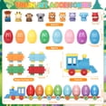 thumbnail image 3 of Sumsoltic Montessori Toys for Toddlers, Farm Train Learning Toy with Counting Matching Sorting, Easter Gifts for 1-3 Year Old Boys Girls, 3 of 6