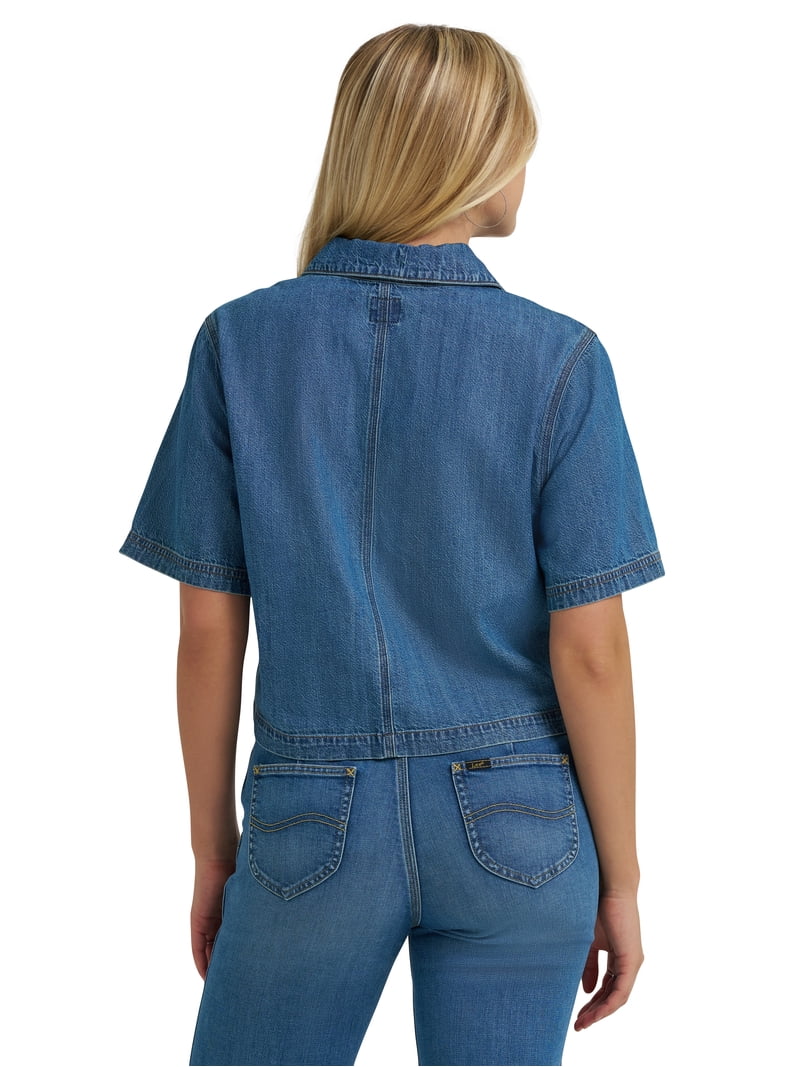 Lee社　109-JB size表記4 made in USA Lee® Women's Heritage Regular Fit Chore Top, Sizes XS-XXL