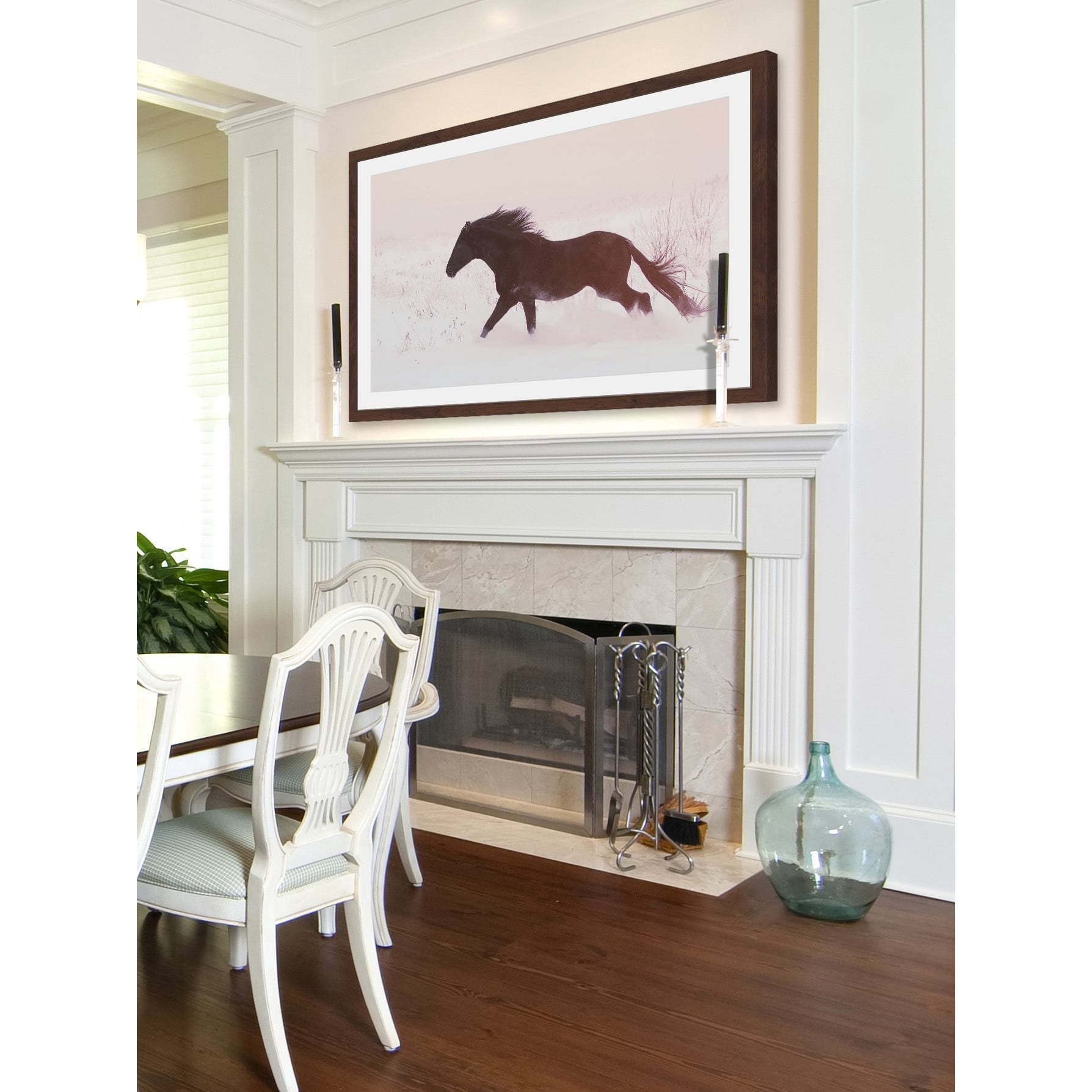 Marmont Hill "Black Beauty Gallops" Framed Painting Print