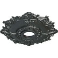 thumbnail image 3 of Ekena Millwork 18"OD x 3 1/2"ID x 1 1/2"P Riley Ceiling Medallion (Fits Canopies up to 4 5/8"), Hand-Painted Pewter, 3 of 5