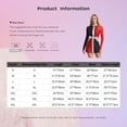 thumbnail image 5 of Jhaoyu 60's Fancy Dress for Women Color Block Sparkly Sequins Mini Dress Stage Show Outfits Hot Pink 4XL, 5 of 5