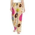 thumbnail image 1 of Balery Donuts Pantalones de pijama para mujer, pijamas ultraligeros, pantalones de estar por casa-Small, 1 of 6