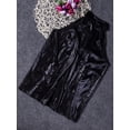thumbnail image 4 of Coduop Women's Casual Halter Neck Crop Top Sleeveless Blouse Sequined Sling Vest Shirt, 4 of 7