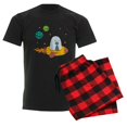 thumbnail image 6 of CafePress - Outer Space Men's Dark Pajamas - Men's Dark Loose Fit Cotton Pajama Set, 6 of 7