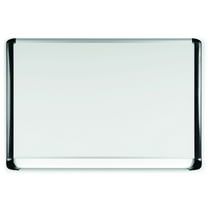 MasterVision MVI Magnetic Porcelain Dry-Erase Board, 36" X 48", Aluminum & Black Frame