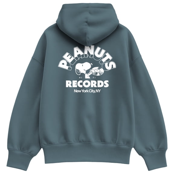 Peanuts - Snoopy Radio - Women's Oversized Fleece Hoodie Sweatshirt