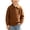Brown, variant on Boys Collared Half‑Zip Knit Pullover Sweater, Long Sleeve Textured Knitted Tops, Warm Kids Outfit for Fall Winter School and Daily Casual Occasions White 7-8T