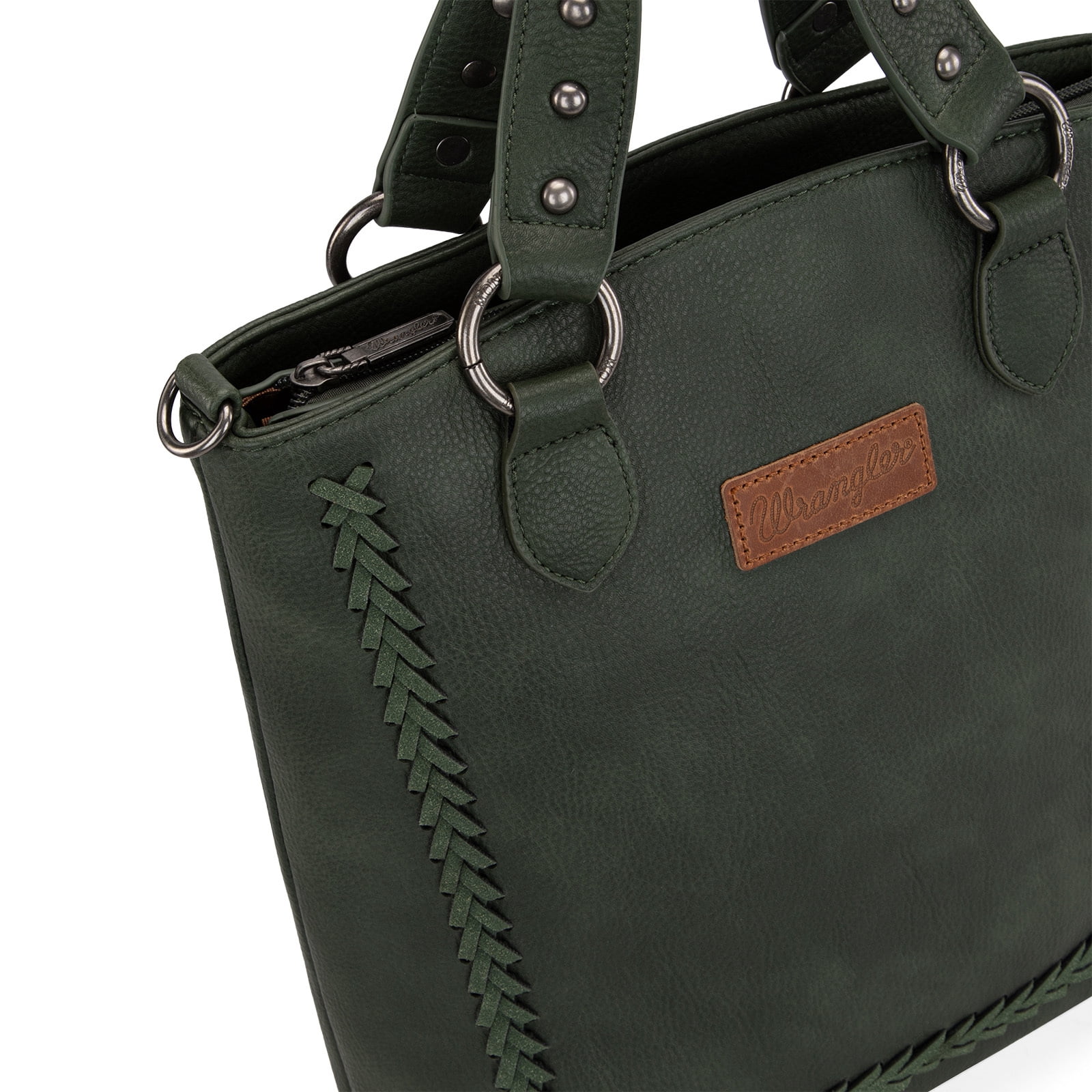 Wrangler Tote Bag for Women Large Crossbody Purses Western Designer Handbags, Green