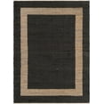thumbnail image 4 of Unique Loom Chindi Jute Collection Area Rug (7' 1" x 10' Rectangle Black/Navy Blue), 4 of 13
