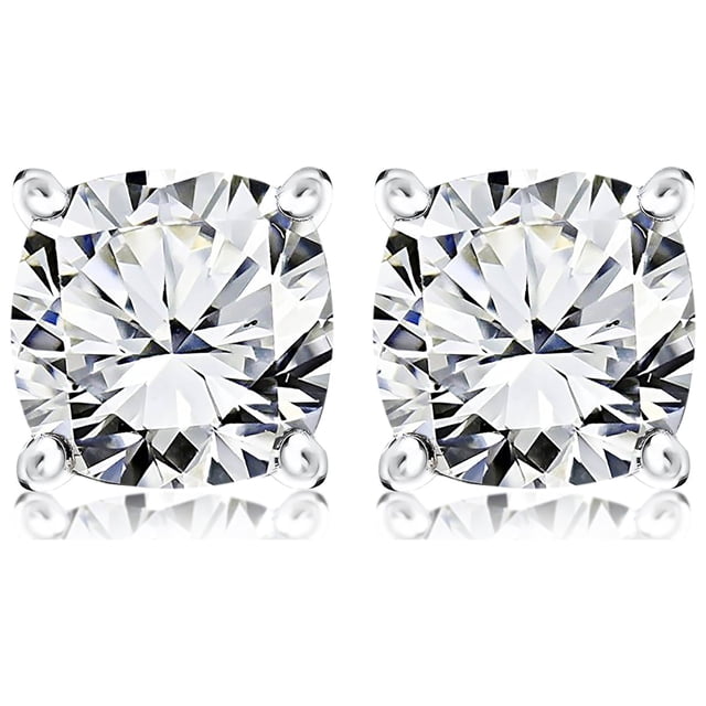JeenMata Anillo de Bodas de Filigrana de Aguamarina y Moissanita de Talla Princesa de 1,75 Quilates Engastado en Oro Blanco de 18 K sobre Plata
