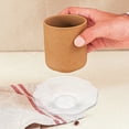 thumbnail image 4 of 4pcs Glass Tea Saucers Glass Costers Glass Tea Cup Mats Tea Set Saucers Glass Saucers, 4 of 6
