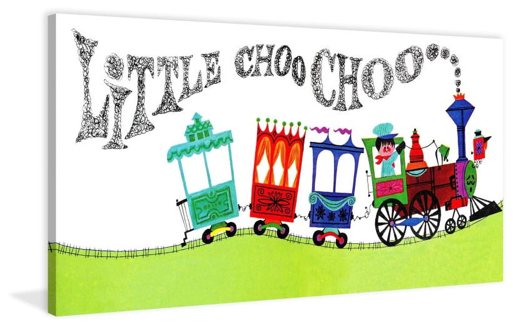 Marmont Hill Inc Marmont Hill 'Little Choo Choo' by Curtis Painting Print on Canvas - Multi-color