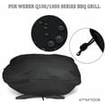 thumbnail image 5 of Funda protectora 210D para barbacoas a gas Weber Q1200 y 1000, compatible con los modelos Q1200, Q1400, Q1000, Q100, Q120, Baby Q, anti-UV, 5 of 5