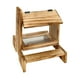 thumbnail image 1 of Comedero de madera para ardillas para exteriores, estable, fácil de llenar, comedero grande para mascotas para cercas de jardín., 1 of 9