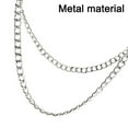 thumbnail image 4 of Jinsinto Punk Goth Métal Pointe Clouté Lien en Cuir Collier Choker Collier Gothique Rivet Point Choker, 4 of 5