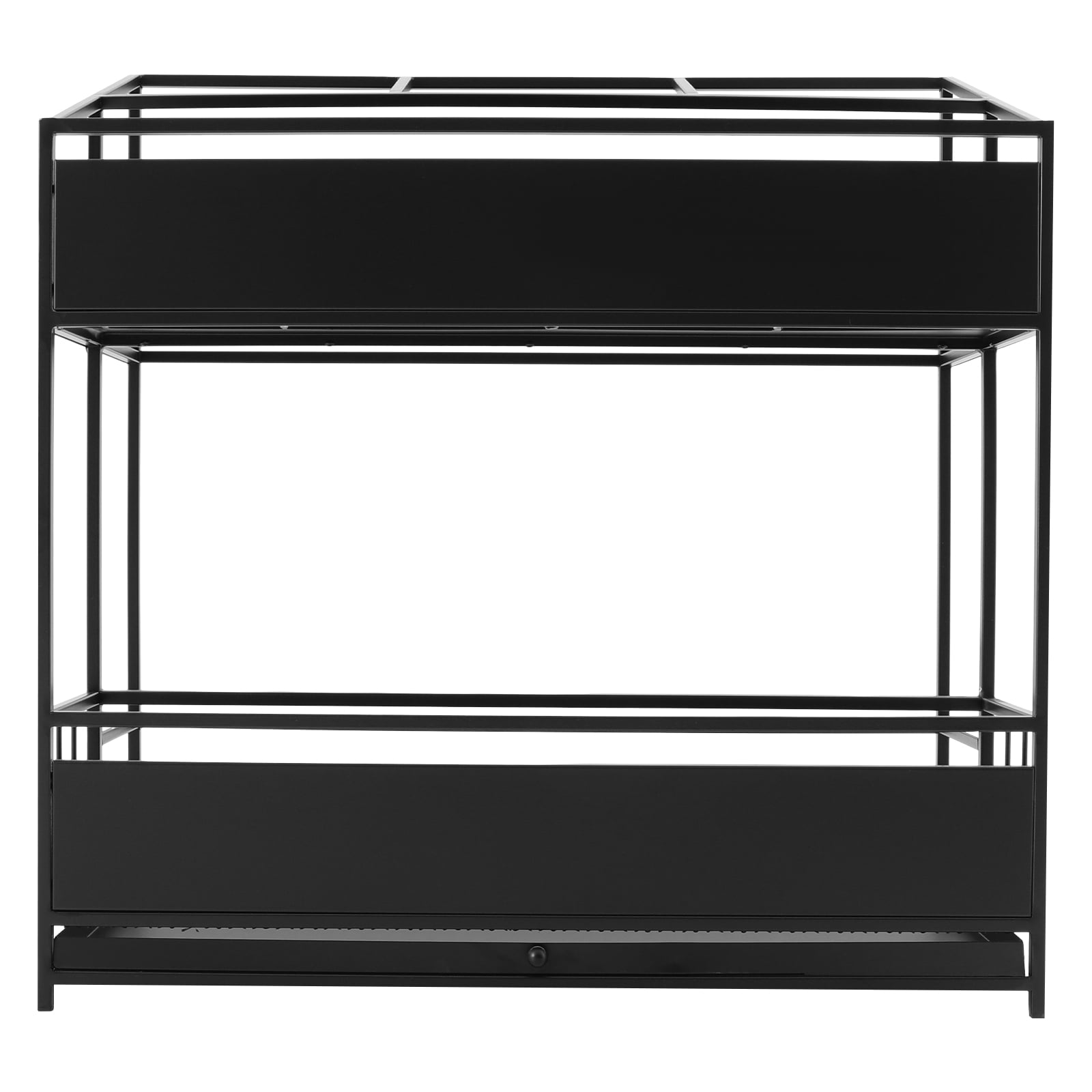 Commercial Umbrella Storage Rack, Metal Umbrella Holder Stand Freestanding Organizer Bucket Bin for Entryway, Home Office, Patio – Also for Canes, Crutches (Black)