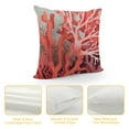 thumbnail image 4 of Creowell  Coastal Coral Pillow Covers Decorative Beach Ocean Themed Pillow Cases Cushion Cover for Sofa Bed Living Room Armchair Home, 4 of 5