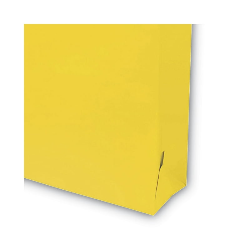 Colored File Jackets with Reinforced Double-Ply Tab, Straight Tab, Letter Size, Yellow, 50/Box Colored File Jackets with Reinforced Double-Ply Tab, Straight Tab, Letter Size, Yellow, 50/Box