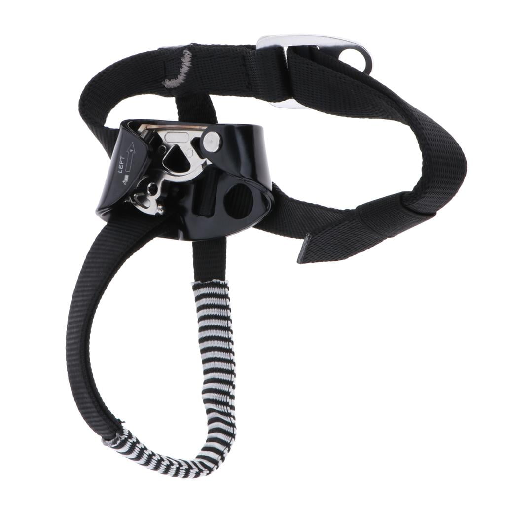 Axioma Outdoor Foot Ascender Riser Rock Climbing Mountaineeriing Strap Equipment Left Left Black