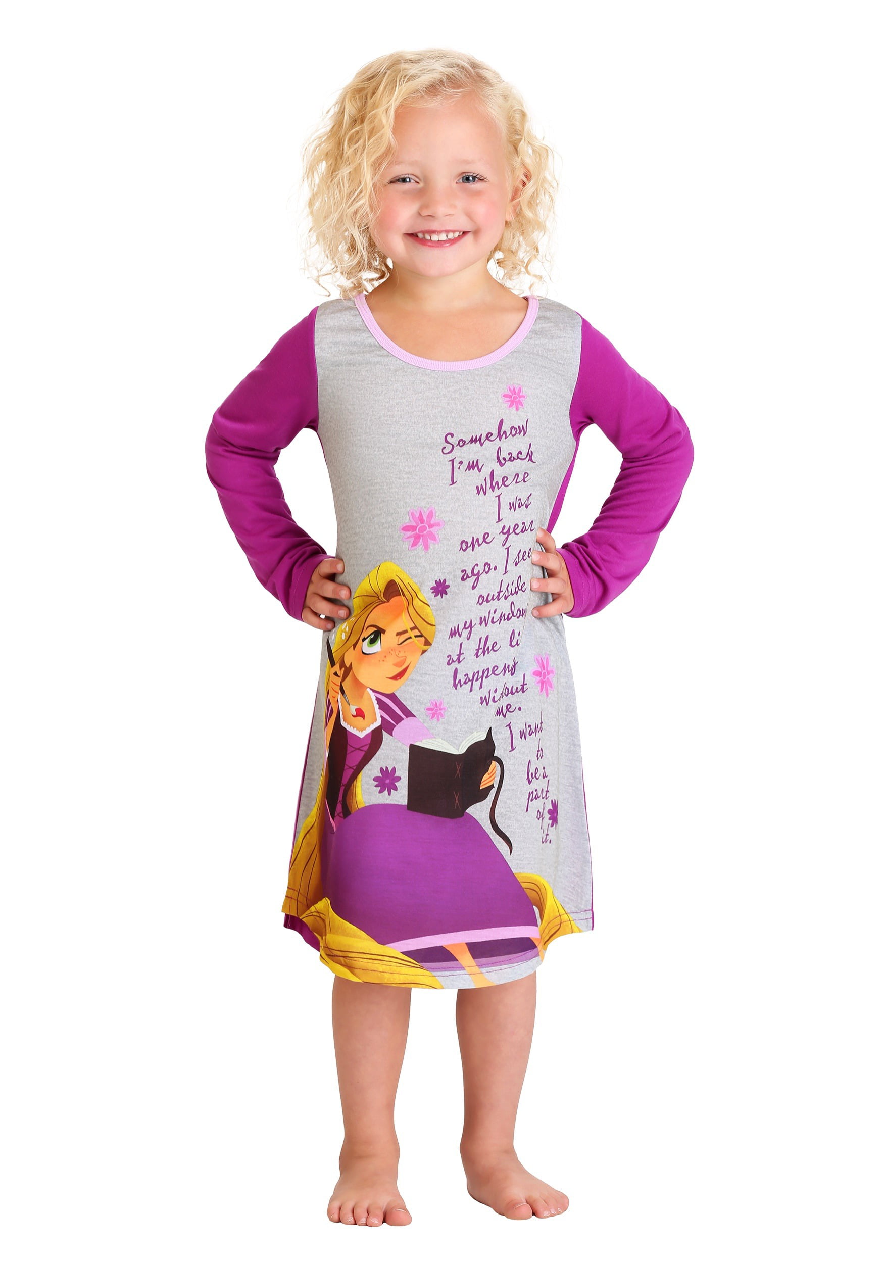 Penguin Kids Wear - Rapunzel Girls Nightgown - Walmart.com - Walmart.com
