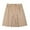 czb# Khaki214, variant on CUZIBR Girls Pleated Skirts Striped School Uniform Casual Dailywear Elastic Waist Solid Color High Waist Spring Mini Skirt For Teen Girls,White,4-5 Years