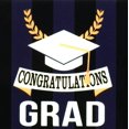 thumbnail image 4 of Congratulations Grad Midnight Black 2.5 x 2.5 Vinyl Refrigerator Magnet, 4 of 5