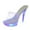 Blue, variant on YUHAOTIN Women High Heels Ultra High Transparent Sexy High Heeled Colorful Light Electrified High Heeled Light Shoes Sexy High Heels Womens Summer Sandals Trendy