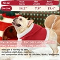 thumbnail image 3 of Guodhu Christmas Cat Costume, Pet Christmas Costume Puppy Xmas Cloak with Santa Hat for Cats and Small to Medium Sized Dog, Pet Supplies Accessories(Santa Claus Cape（Red）), 3 of 8
