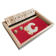 Calgary Flames Shut The Box Table Top Game