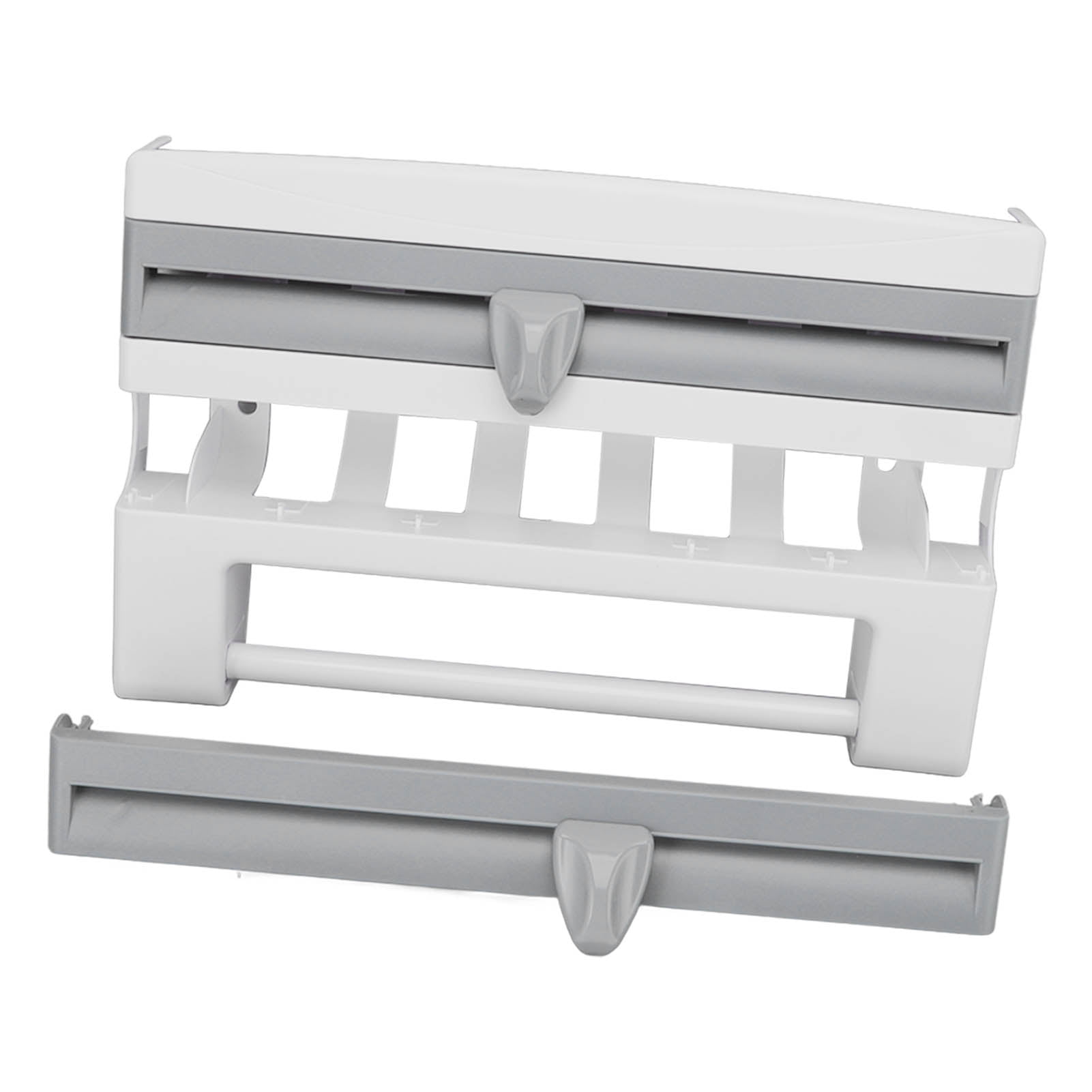 Multifunctional Storage Cutting Rack, Wall Mounted Cling Film Cutting
